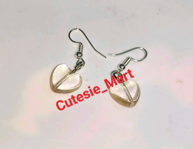 Crystal Heart Earrings