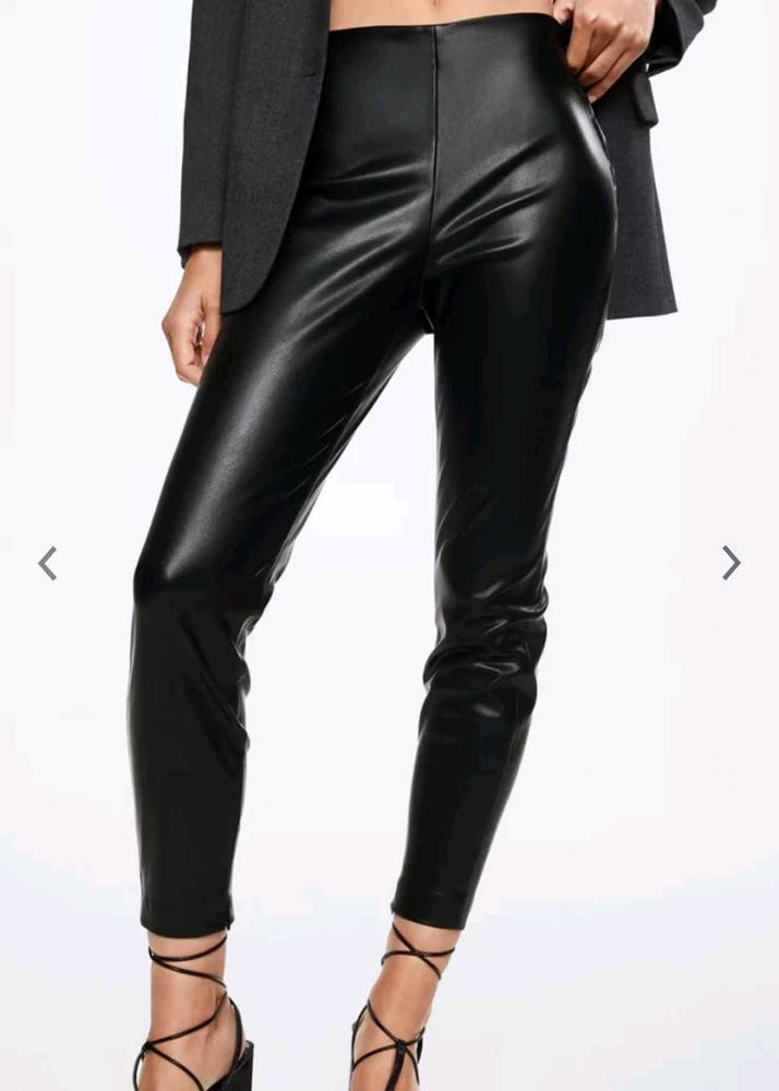 New MANGO Orginal Branded Leather Pant
