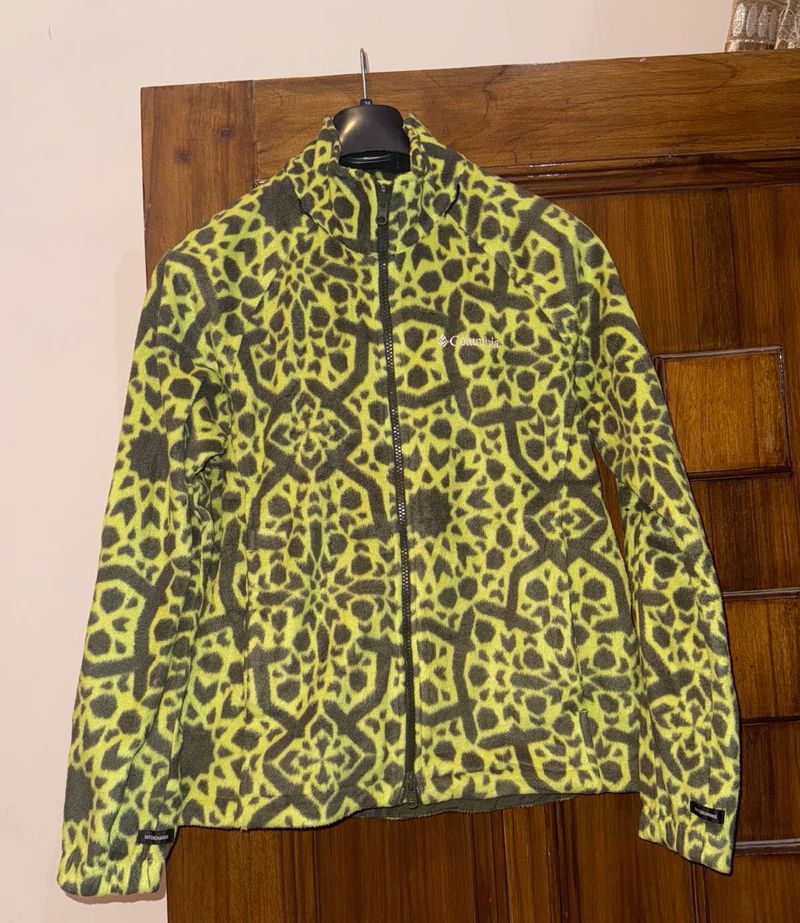 Columbia Patterned Fleece Jacket