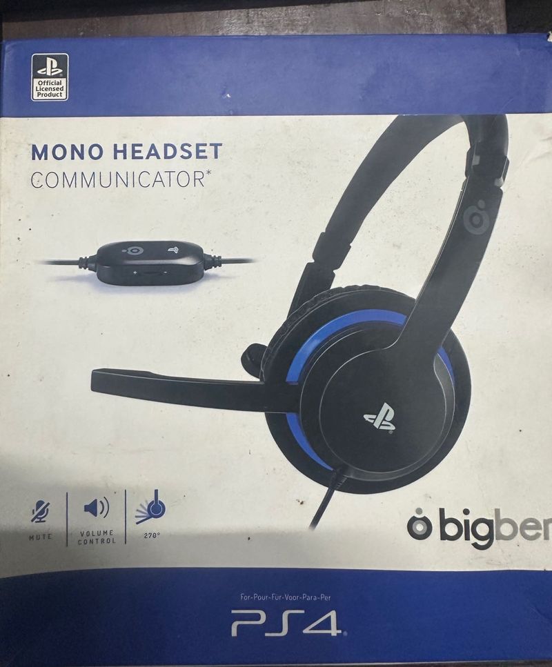 PlayStation PS4 Mono Headset Communicator