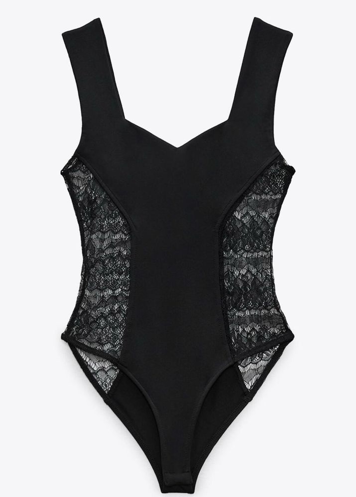 ZARA lace bodysuit Size small