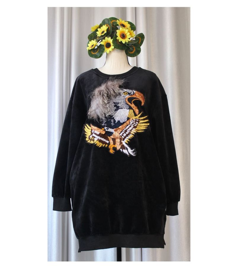 Korean Velvet Sweatshirt