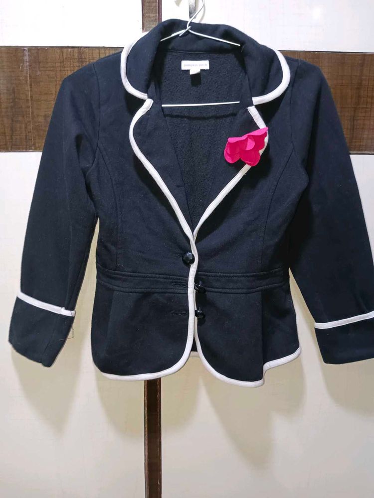 Black Shrug With Rose