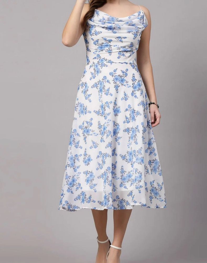 Floral Print Midi Dress