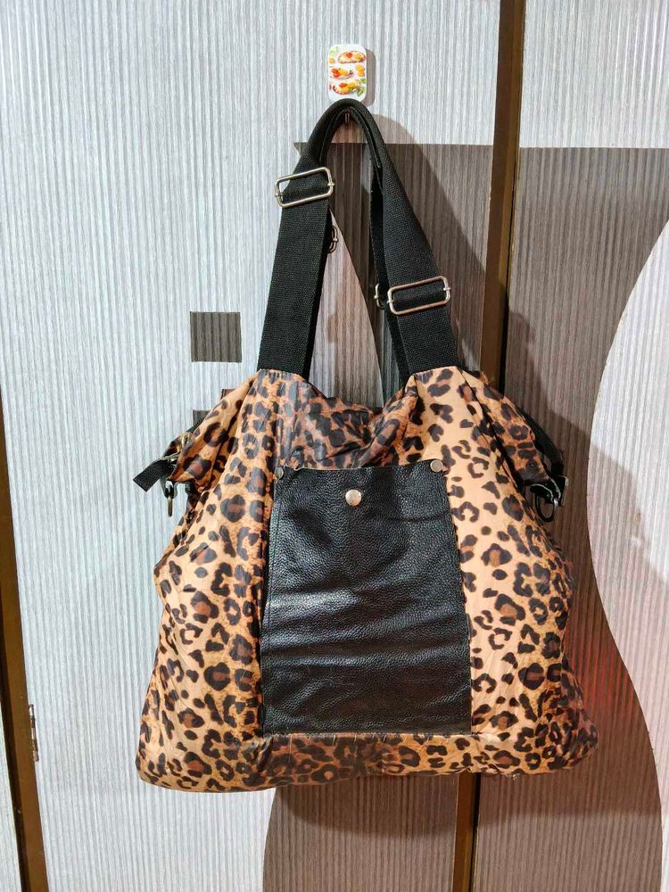 Leopard Print Tote Bag