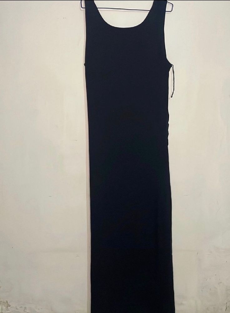 Navy Blue Bodycon Maxi Dress