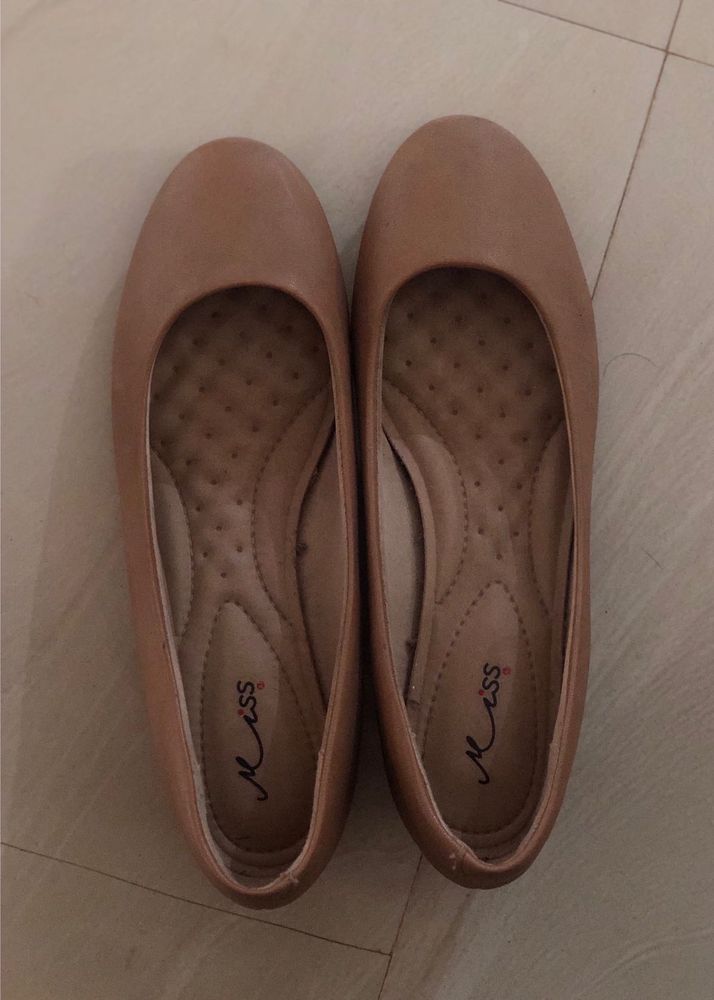 Nude Ballet Flats - Comfortable &amp; Classic