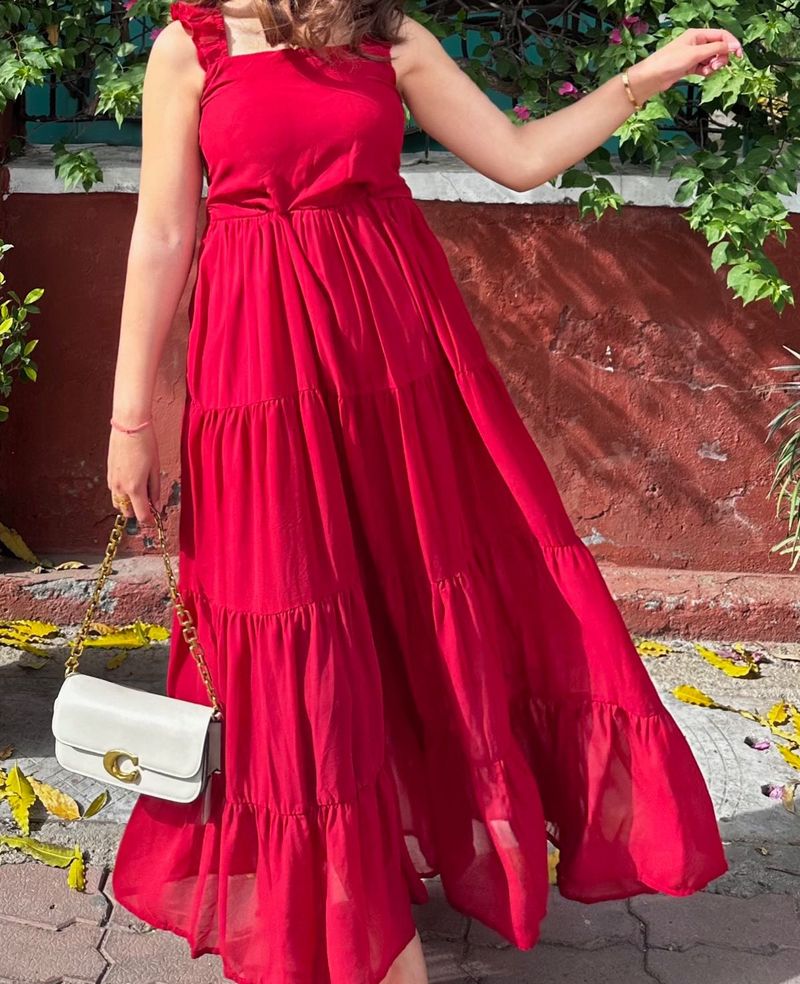 Red Maxi Dress