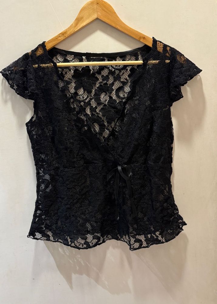 Beautiful Black Lace Top