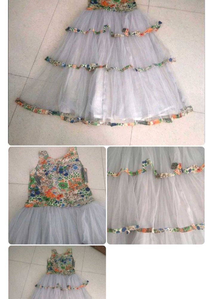 Cute Floral Girls Dress