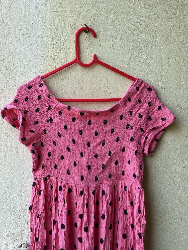 Pinteresty 🎀Cute Pink Polka Dot Dress 🎀