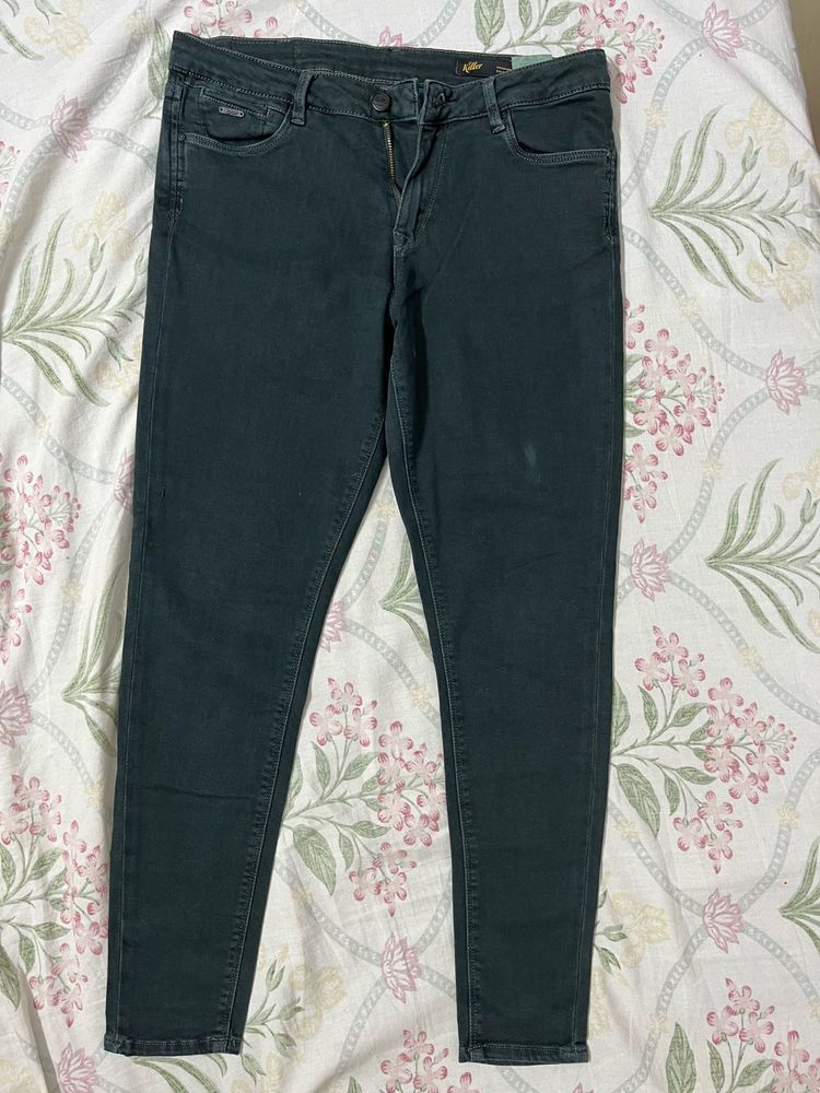 KILLER Skinny Women Green Jeans
