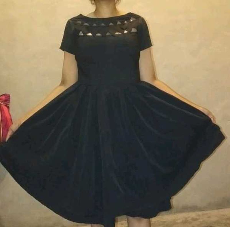 Little Black Dress with Cutouts