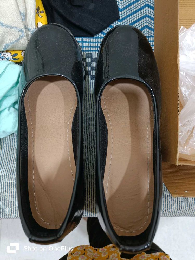 Patent Black Ballet Flats