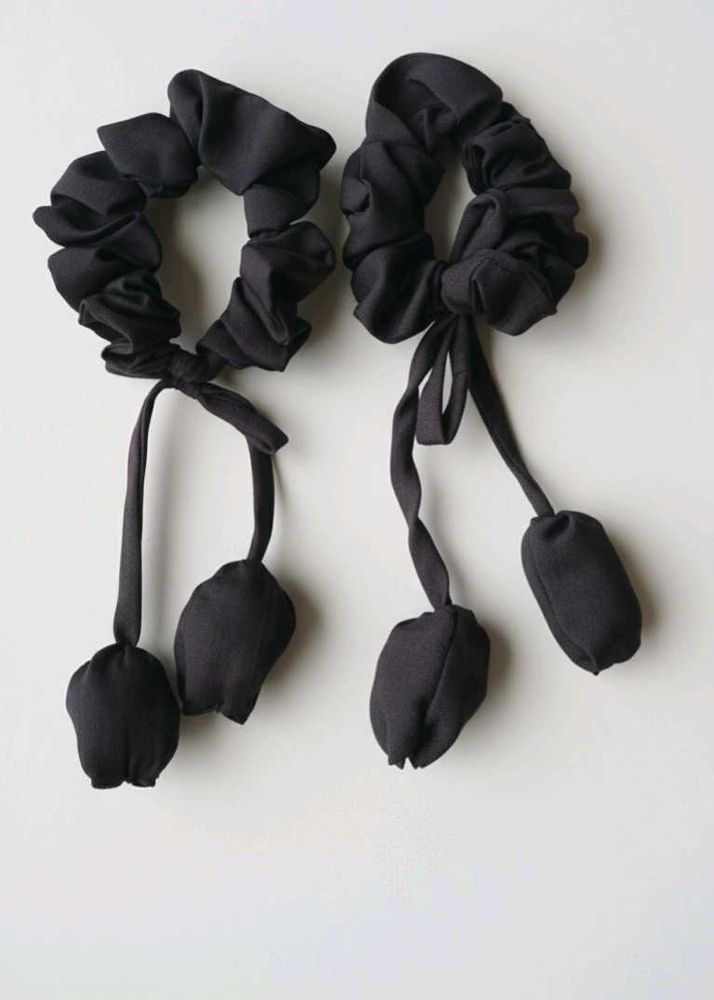 Black Scrunchie Set