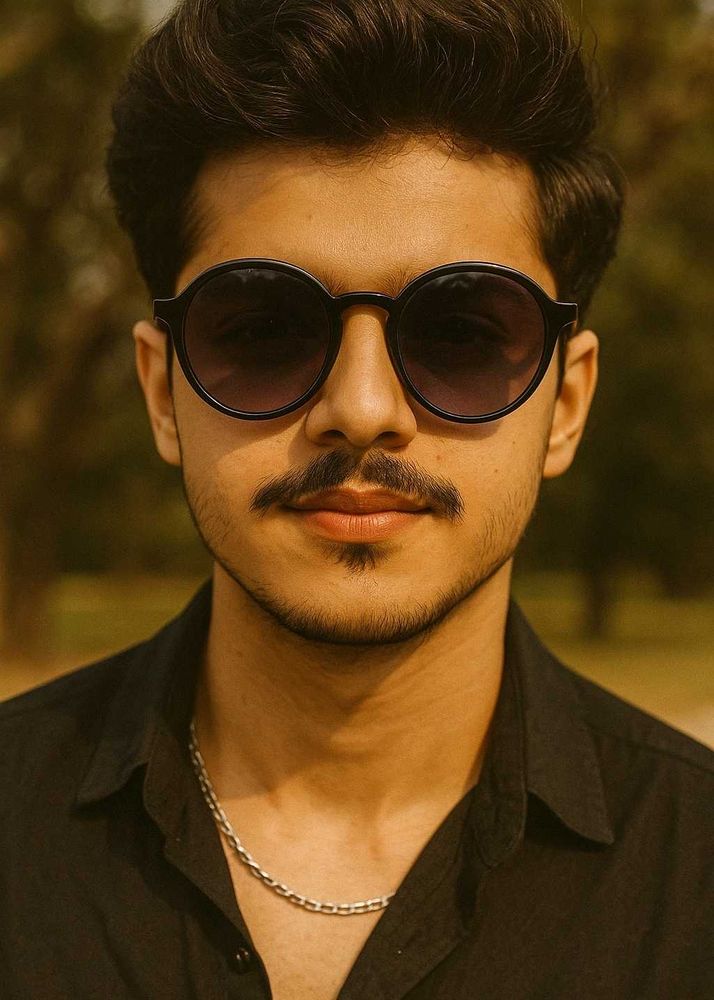 Black Round Sunglasses