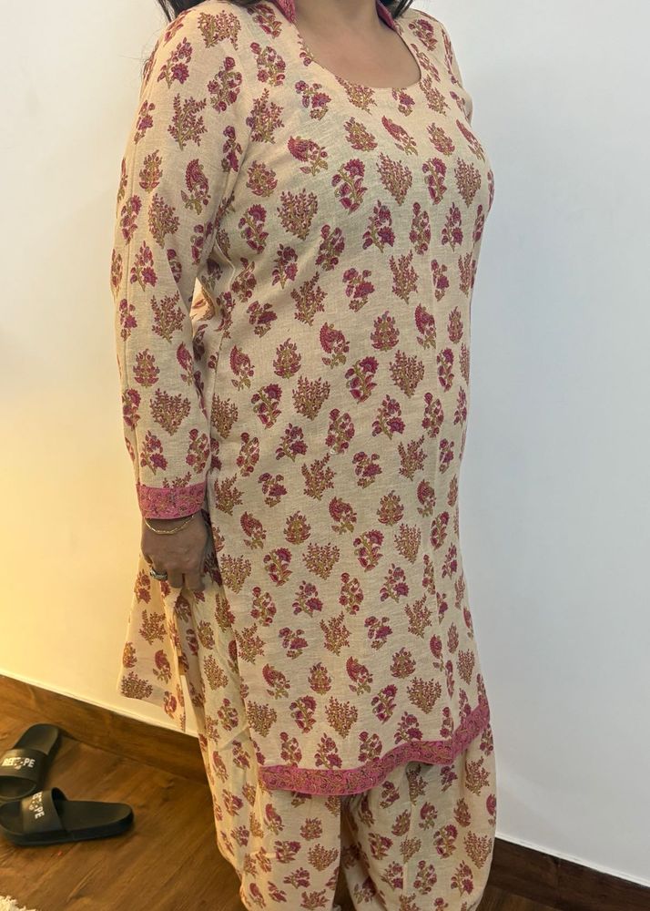 Floral Print Kurta Set