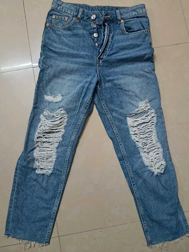 Ripped Mom Jeans