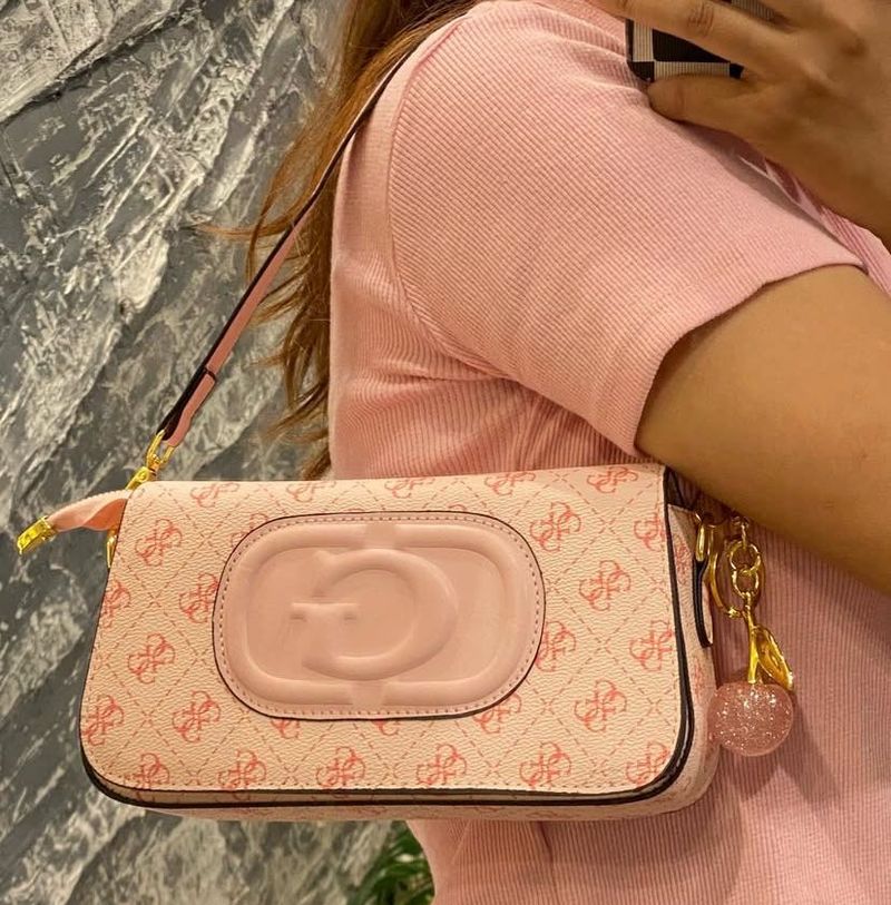 Guess Pink Shoulder Bag