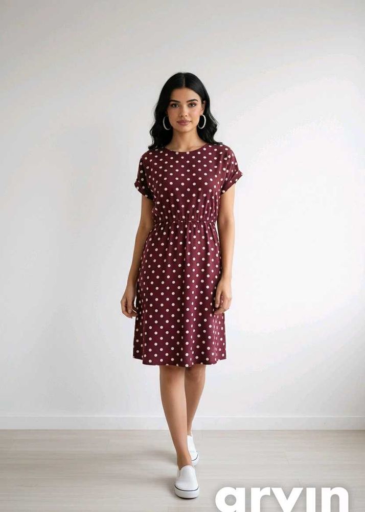 Polka Dot Maxi Dress