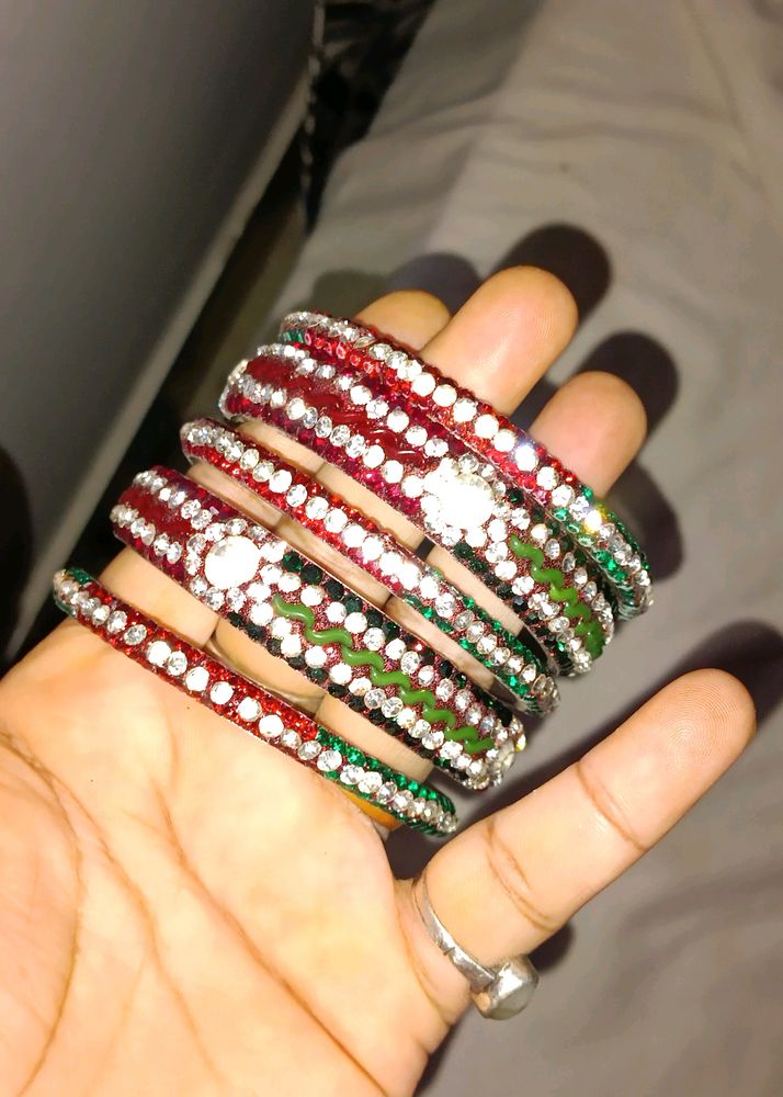 Bangles With Stone Studded