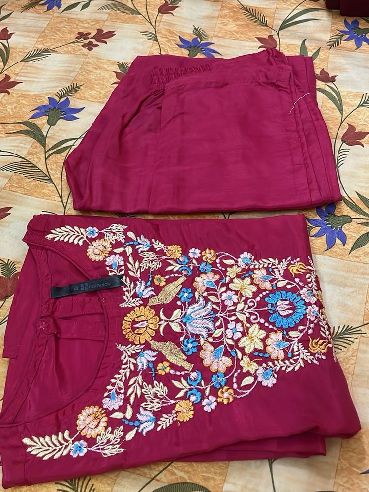 Embroidered Kurta Set