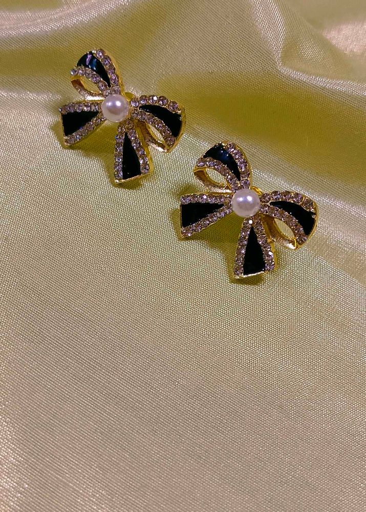Bow Earings Korean