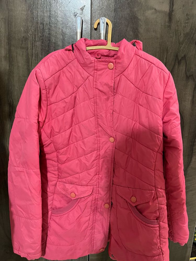Pink Puffer Jacket
