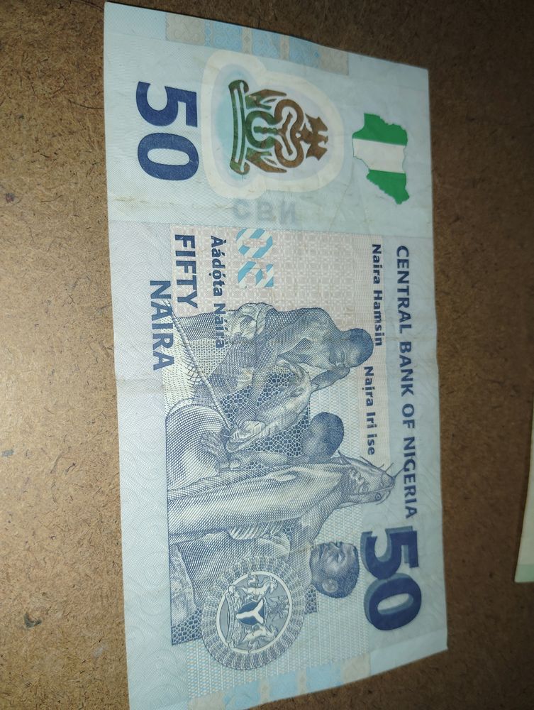 Nigerian 50 Naira Currency