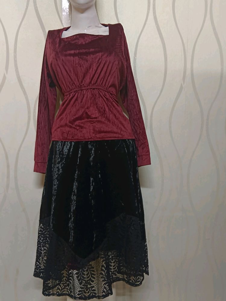 Korea Skirt And Top