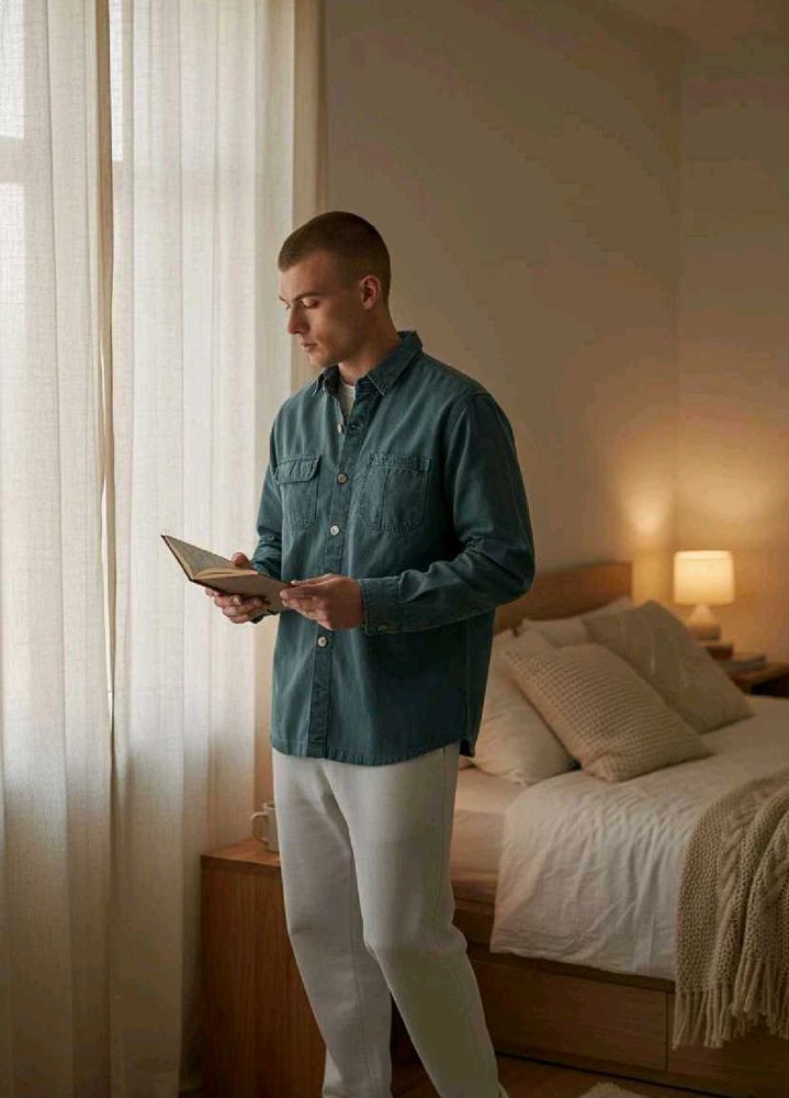 Unisex Casual Button-Down Shirt