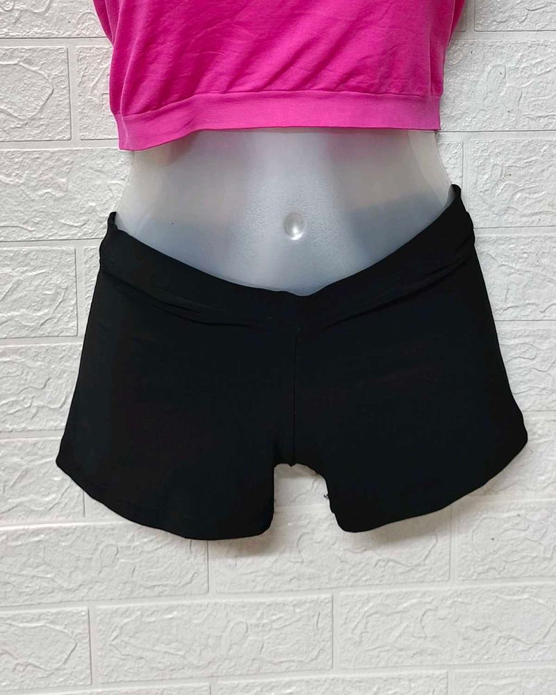 New Black Workout Shorts Small To Medium Size
