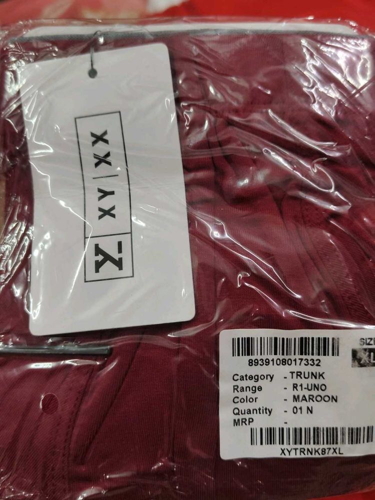 XYXX Maroon Trunks