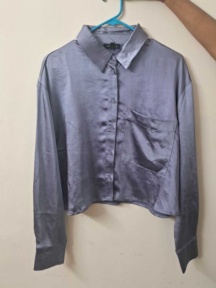Satin Shirt Women