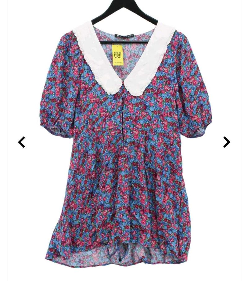 PriceDrop| Vintage Peterpan Collar Floral Playsuit