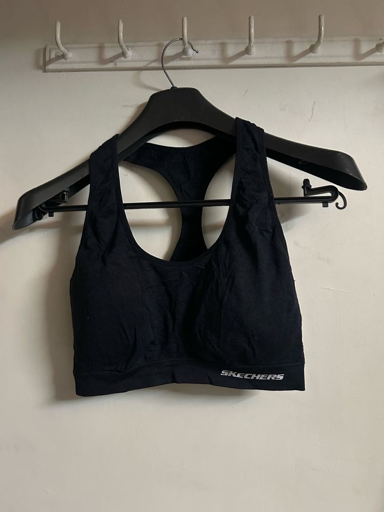 Skechers Black Sports Bra