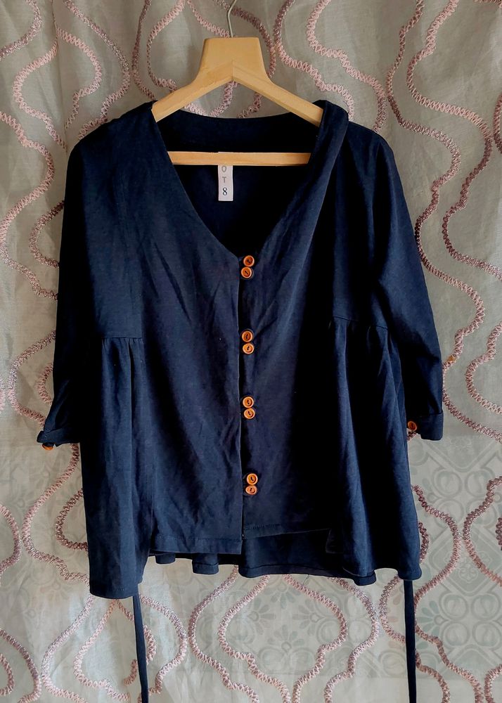 Navy Blue Top