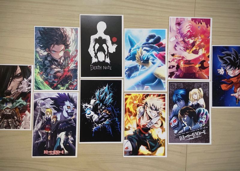 ✨ Premium  Sticker Set (10 Pcs) - Feat. Death Note