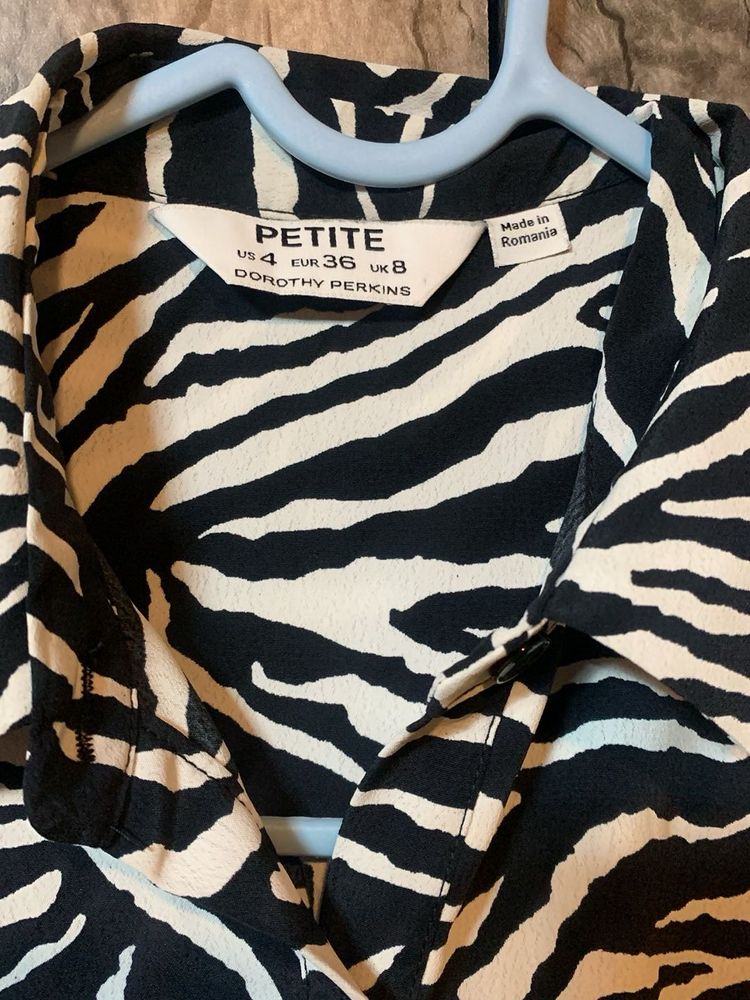 Zebra Print Dorothy Perkins Blouse