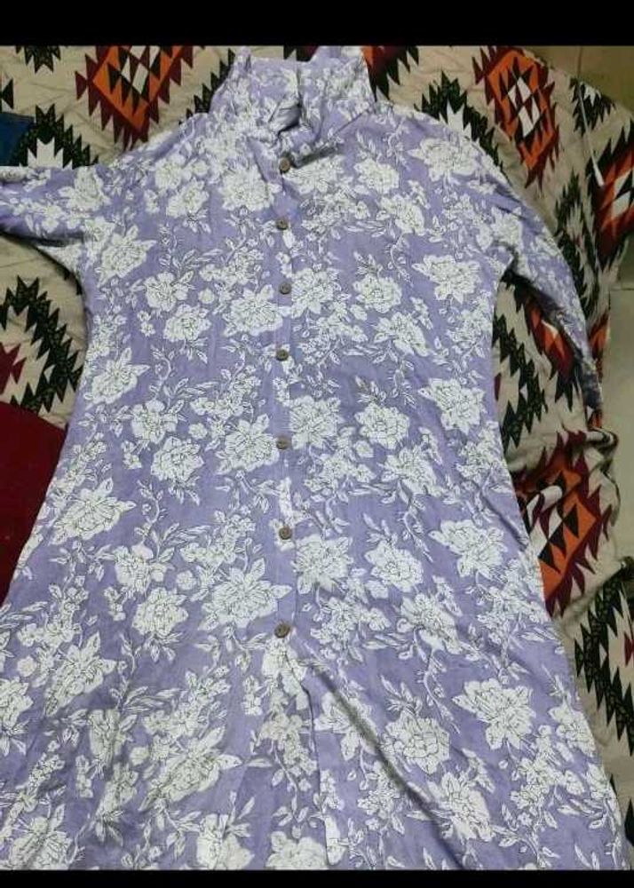 Floral Print Kurta