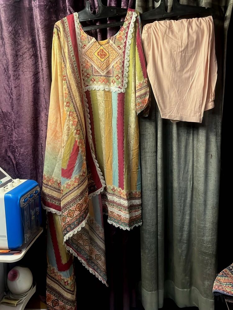 Elegant Printed Kurta Set