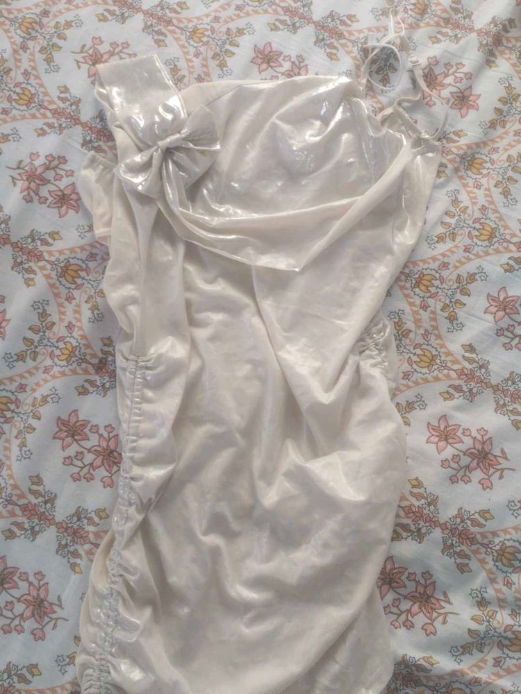 White Bodycon Mini Dress