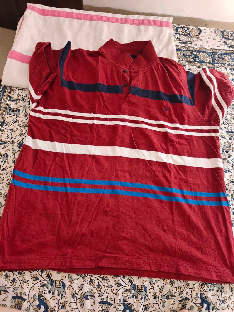 Striped Polo Shirt Allen Solly