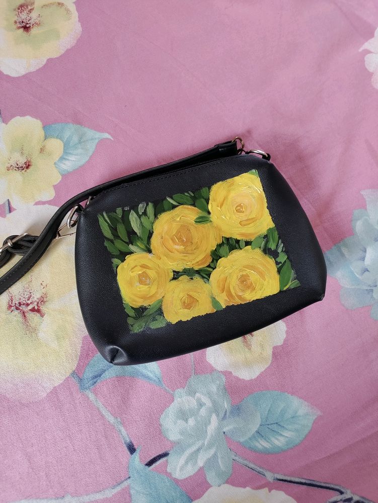 Hand-painted Sling Bag