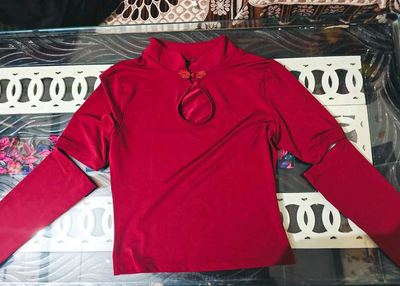 Cut Sleeves Top
