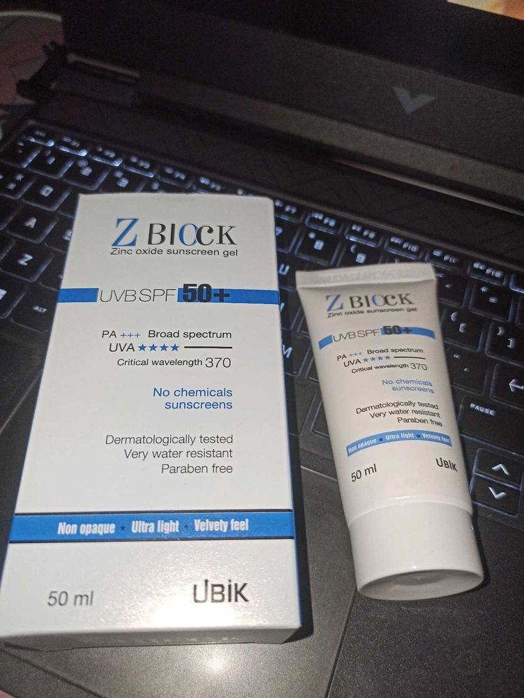Z Block SPF 50+ Sunscreen