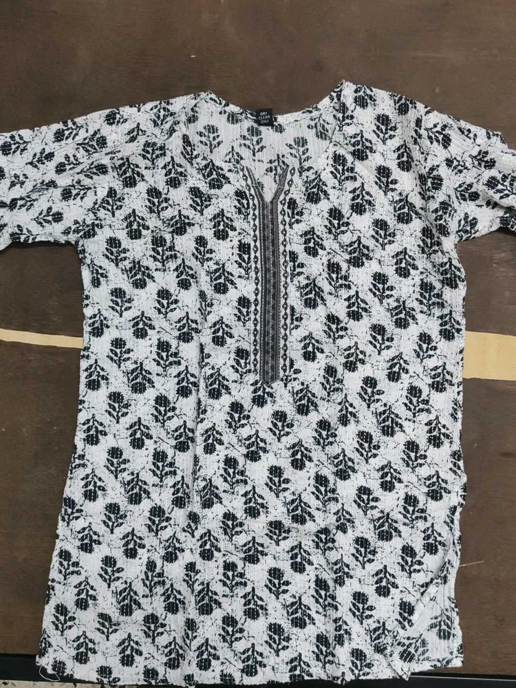 Floral Print Kurta