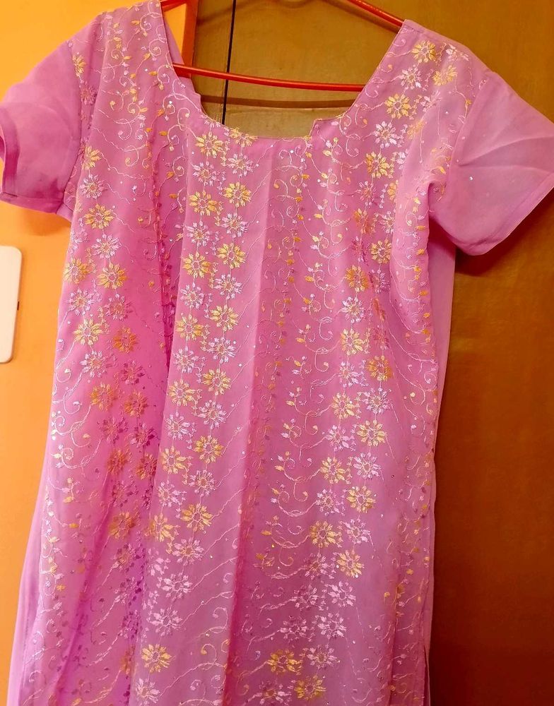 3 Pieces Embroidered Kurta Set