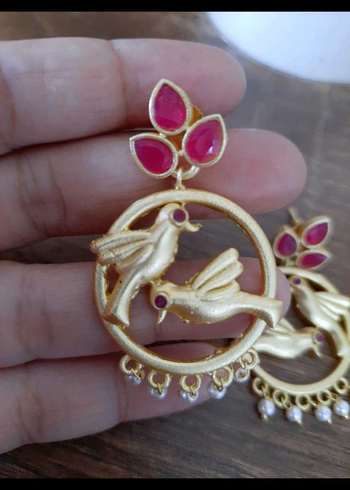 Bird Drop Earrings
