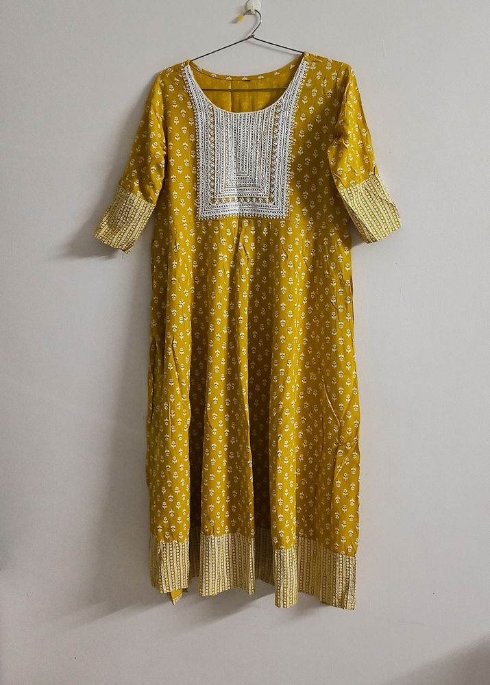 Mustard Yellow Kurta